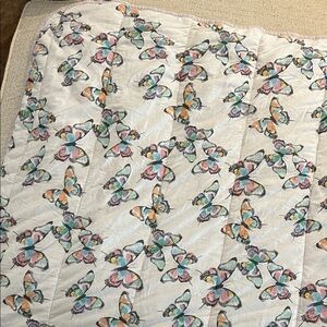 Burt's Bees Multicolor Butterfly Quilt